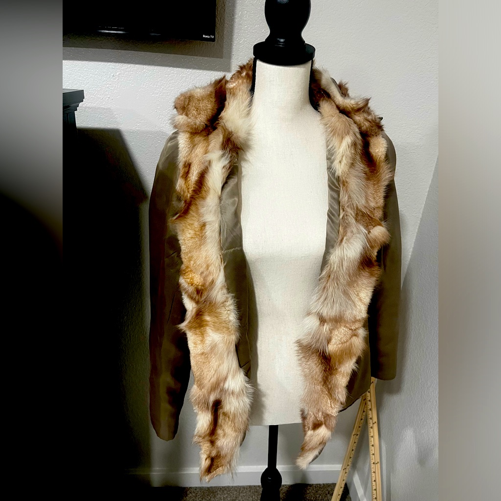 Eset Olive Green Jacket With Fur Liner